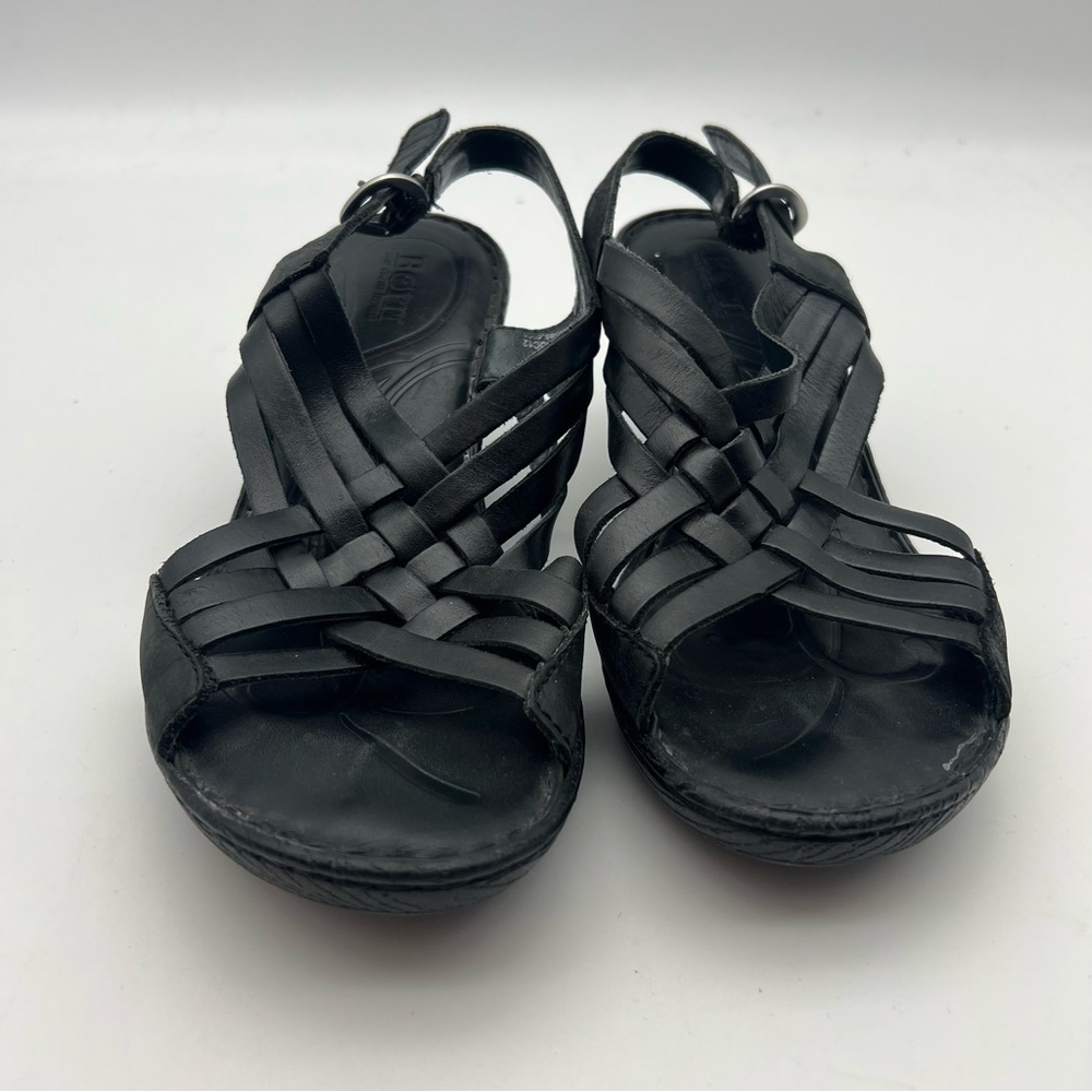 Born Black Strappy Women's Sandals